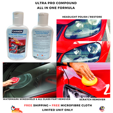 Load image into Gallery viewer, UltraPro Compound All In One Headlamp Polish,Body Scratch Remover,Watermark Remover &amp; Blemish and Body Polish
