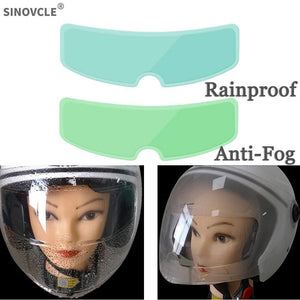 Universal Motorcycle Helmet Anti-fog Film &  Rainproof & Waterproof Film High Grade