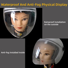 Load image into Gallery viewer, Universal Motorcycle Helmet Anti-fog Film &amp;  Rainproof &amp; Waterproof Film High Grade
