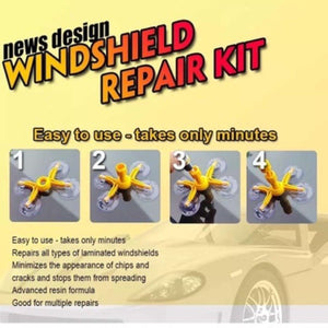 Car Window Glass Windscreen Crack and Chip Repair Kit