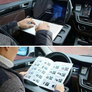 Car Steering Wheel Table Tray Laptop Food Dining Reading Writing Holder Stand