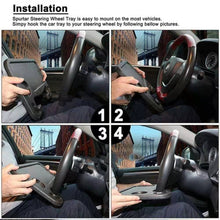 Load image into Gallery viewer, Car Steering Wheel Table Tray Laptop Food Dining Reading Writing Holder Stand
