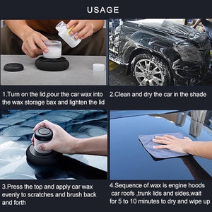 BASEUS Lazy Waxing Kit Car Polisher Scratch Repair Car Coating Kit Auto 100ML Car Paint Care Clean